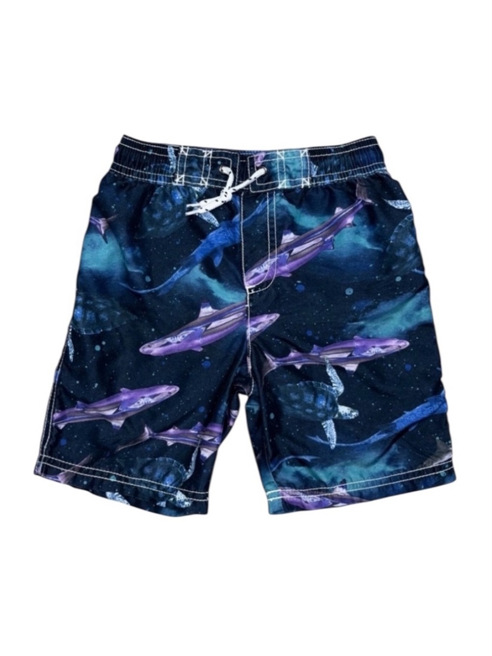 Carter’s Swim Trunks Sharks Sea Turtles Size 5
